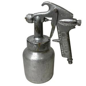 Vintage Sears Pneumatic Aluminum Spray Paint Gun with Canister USA Made